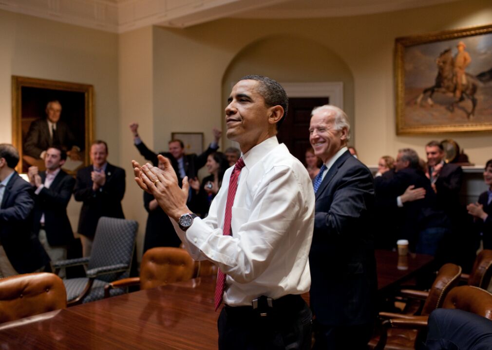 2010: Passing health care reform bill